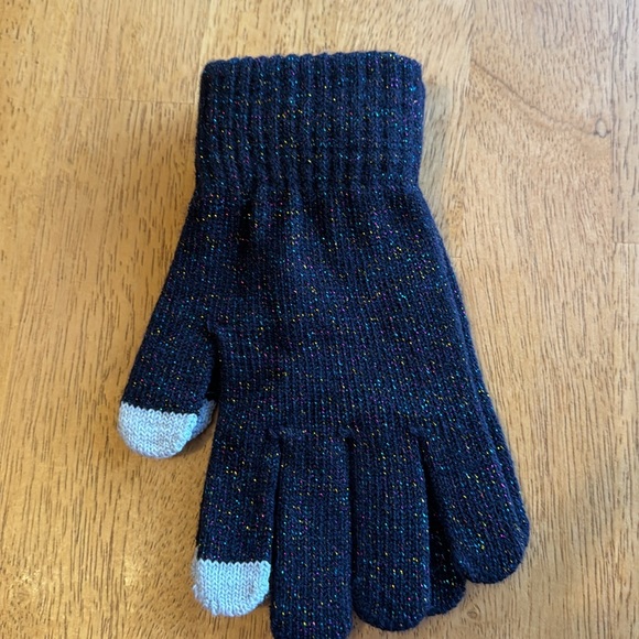 NWT MIXIT TouchTech Gloves. Black with multi shimmer color throughout. - Picture 2 of 6